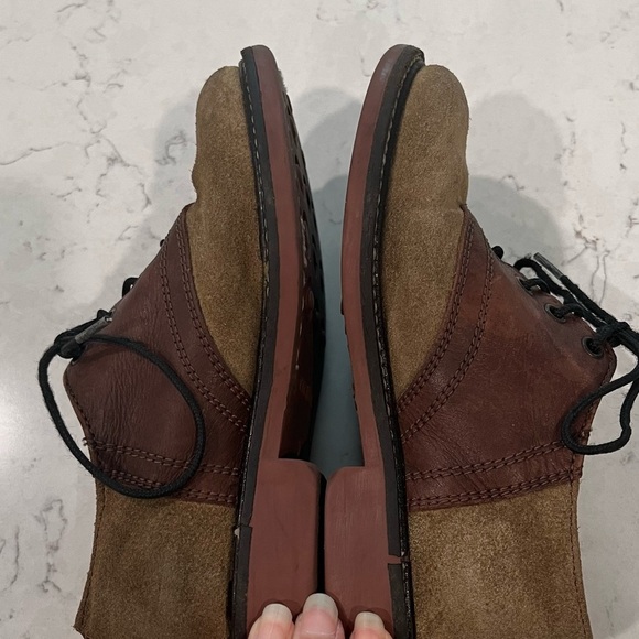 CREWCUTS Suede Leather Oxford Lace Up Loafers Size 10 - Picture 8 of 12